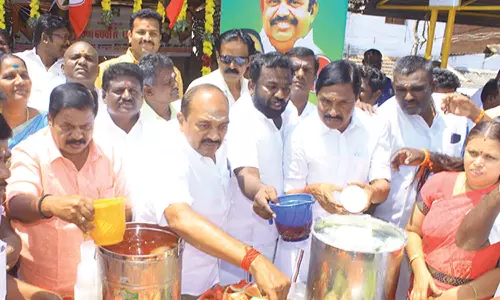 நெல்லையில் அ.தி.மு.க. சார்பில் நீர்-மோர் பந்தல்கள் திறப்பு