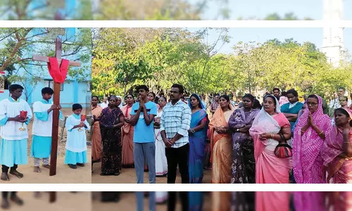 புனித வெள்ளியையொட்டி கிறிஸ்தவ ஆலயங்களில் சிறப்பு வழிபாடு