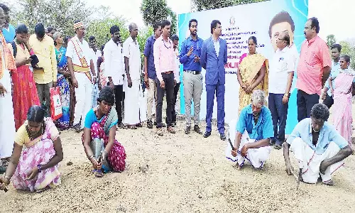 கீழ்நமண்டியில் முதல் கட்ட அகழாய்வு பணிகள் தொடங்கியது