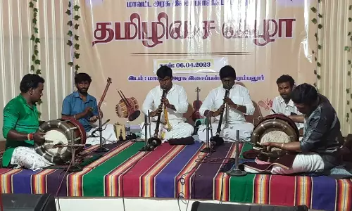 அரசு இசைப்பள்ளியில் தமிழிசை விழா