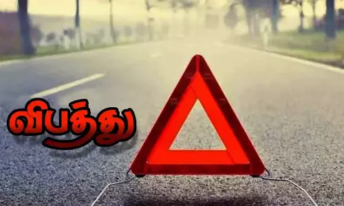 பஸ் மீது பைக் மோதி ஏ.சி. மெக்கானிக் பலி