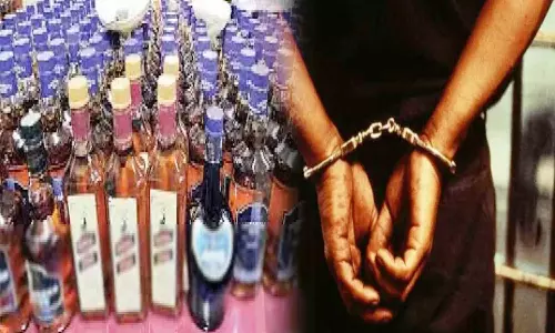 மது விற்ற வாலிபர் கைது