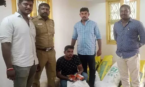 திருப்பூரில் 176 கிலோ போதை பொருட்கள் பறிமுதல் - 2 பேர் கைது