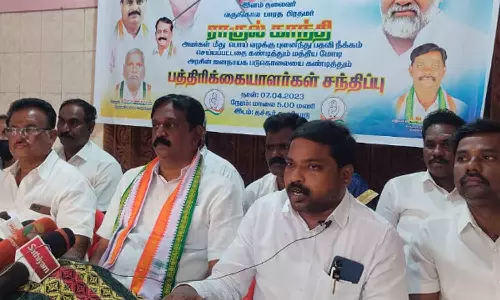 பாராளுமன்றத்தில் பேசக்கூடாது என்பதாலேயே ராகுல்காந்தி தகுதி நீக்கம்- மாநில துணை தலைவர் குற்றச்சாட்டு