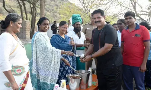 பெரம்பலூர் மாவட்ட போலீசாருக்கு மலையேறும் பயிற்சி