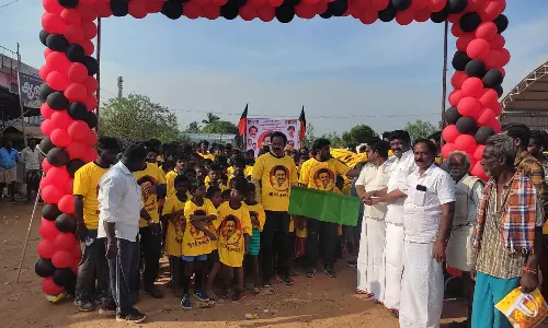 கந்தர்வகோட்டையில் மாரத்தான் போட்டி