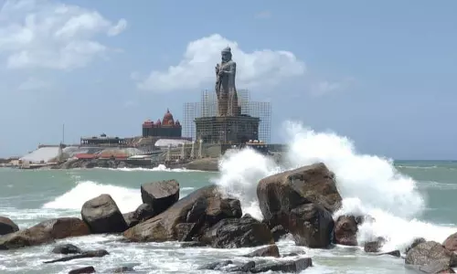 கன்னியாகுமரியில் கடல் நீர் மட்டம் திடீர் தாழ்வு