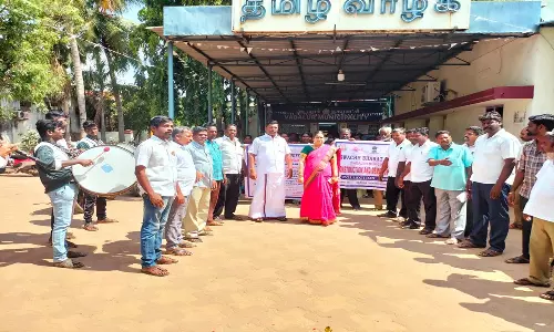 வடலூர் நகராட்சியில் என்குப்பை எனது பொறுப்பு விழிப்புணர்வு பேரணி