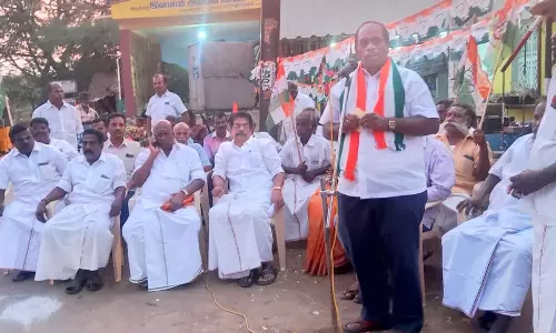 மணிகண்டம் வட்டார காங்கிரஸ் கமிட்டி சார்பில் ெதருமுனை பிரசார கூட்டம்