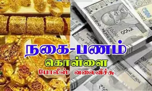 வீட்டின் பூட்டை உடைத்து நகை, பணம் திருட்டு