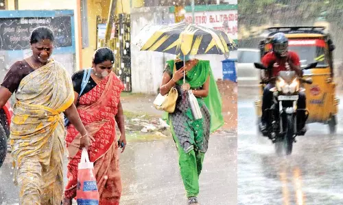 நெல்லையில் இன்று இடி- மின்னலுடன் பலத்த மழை