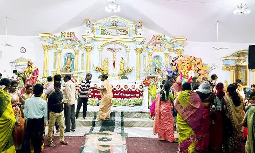 ஓசூர், மத்திகிரியில் தேவாலயங்களில் சிறப்பு பிரார்த்தனை