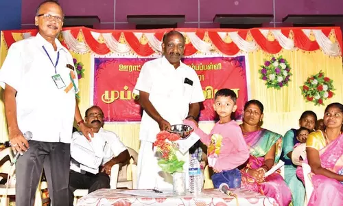 முக்கூடல் தொடக்க பள்ளியில் முப்பெரும் விழா