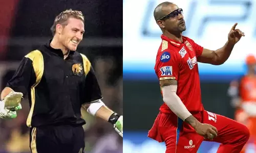 அன்று மெக்கல்லம்... இன்று ஷிகர் தவான்... ஐபிஎல் தொடரில் புதிய சாதனை