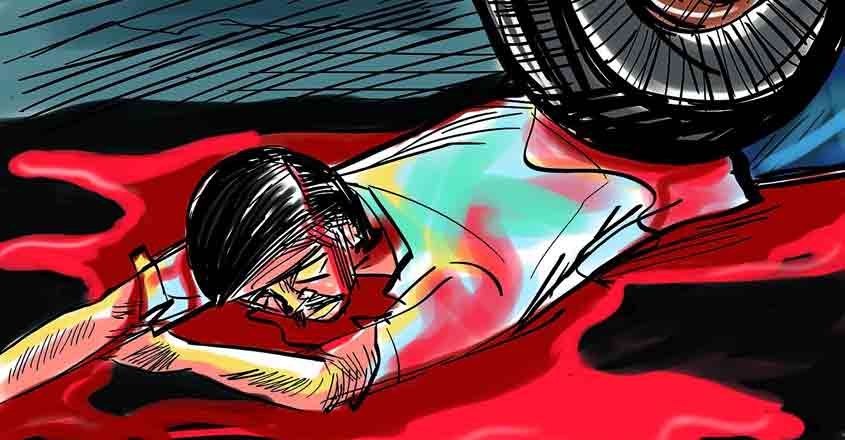 திண்டிவனம் அருகே சாலையை கடக்க முயன்ற விவசாயி கார் மோதி பலி:  மனைவி கண்முன்னே பரிதாபம்