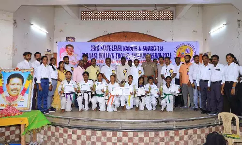 மாநில அளவிலான கராத்தே போட்டி பரிசளிப்பு விழா