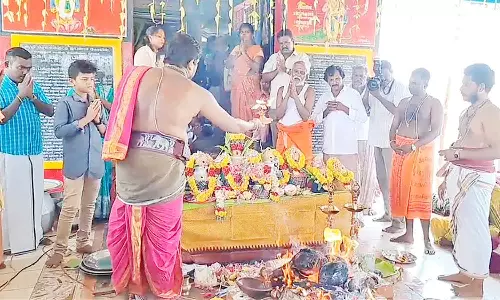 செல்லக்குட்டி அய்யனார் கோவிலில் யாகம்