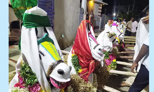 அய்யனார் கோவிலில் புரவி எடுப்பு விழா