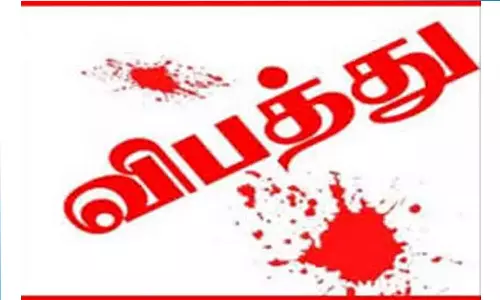 பைக்கில் இருந்து கீழே விழுந்து தொழிலாளி பலி