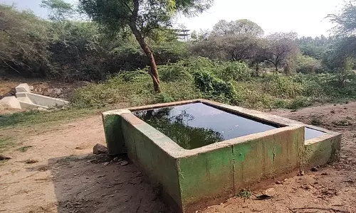 கோவை வனச்சரகத்தில் வனவிலங்குகள் தாகம் தணிக்க தொட்டிகளில் தண்ணீர் இருப்பு