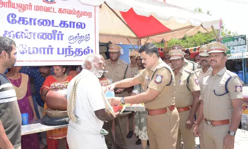 கோடைக்கால தண்ணீர் பந்தல் திறப்பு