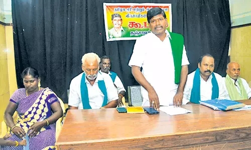 தஞ்சையில், தமிழக ஏரி, ஆற்று பாசன விவசாயிகள் சங்க கூட்டம்