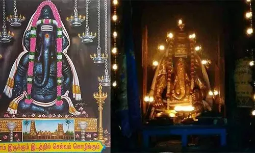 தமிழ் புத்தாண்டு: பிள்ளையார்பட்டி கற்பக விநாயகர் கோவிலில் இன்று தீர்த்தவாரி உற்சவம்