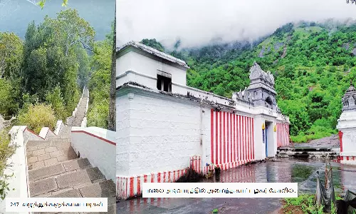 தமிழ் எழுத்துக்களை நினைவுகூரும் 247 மலையேற்ற படிகள் அமைந்த காட்டழகர் பெருமாள் கோவில்