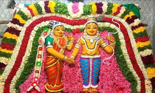 திருக்கல்யாண ராமபிரானுக்கு விசேஷ அலங்காரம்