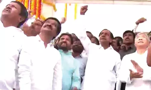 ஐதராபாத்தில் 125 அடி உயர அம்பேத்கர் சிலை-  சந்திரசேகர் ராவ் திறந்து வைத்தார்