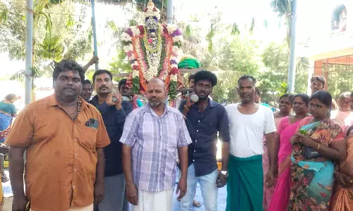 சிறுவந்தாடு மோட்சகுள ஆஞ்சநேயர் கோவிலில் லட்சத்தீப பெருவிழா