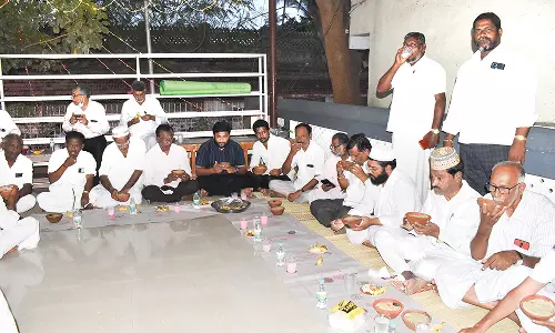 கடலுார் முதுநகரில்  ரம்ஜான் சமூக நல்லிணக்க இப்தார் நோன்பு:  அய்யப்பன் எம்.எல்.ஏ பங்கேற்பு