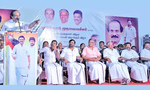 பெண்ணுரிமை காக்கும் திராவிட மாடல் ஆட்சி- திண்டுக்கல் லியோனி புகழாரம்