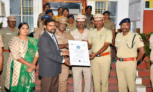 5 போலீஸ் நிலையங்களுக்கு ஐ.எஸ்.ஓ. தரச்சான்று