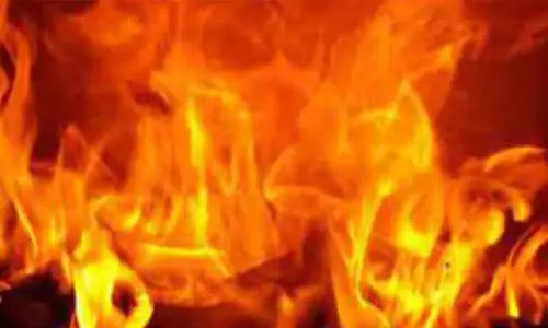 பரமத்தி வேலூர் மரம் அறுப்பு மில்லில் திடீர் தீ