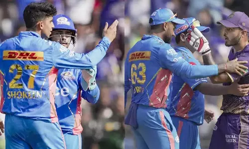 ஆடுகளத்தில் மோதல்: ஹிர்திக்- நிதிஷ் ரானாவுக்கு அபராதம்