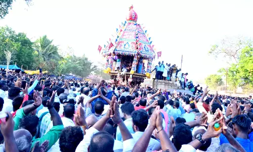 கீரணிப்பட்டி முத்துமாரியம்மன் கோவில் சித்திரை தேரோட்டம்