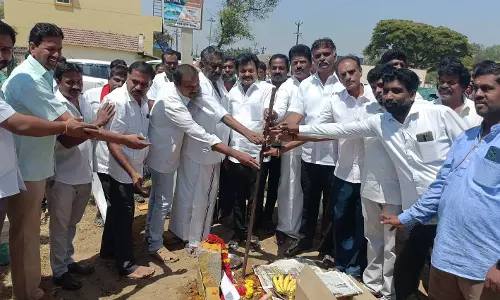 ரூ.11 கோடி மதிப்பில் சாலை விரிவாக்கம் பணிக்கு பூமிபூஜை