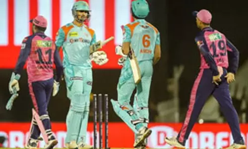 ஐபிஎல் டி20 போட்டி: ராஜஸ்தான்- லக்னோ அணிகள் இடையே இன்று பலப்பரீட்சை