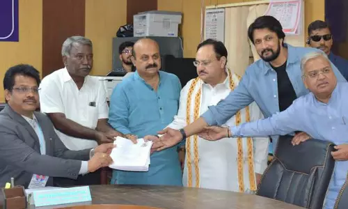 கர்நாடக தேர்தல் - முதல் மந்திரி பசவராஜ் பொம்மை வேட்புமனு தாக்கல் செய்தார்