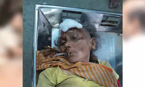 இருசக்கர வாகனம் மோதி பெண் பலி