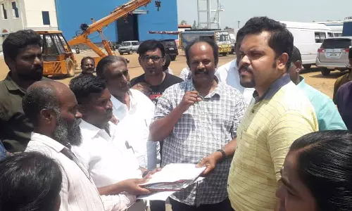 மாமல்லபுரம் அருகே பையணூரில் சினிமா நகரம் பணிகளை ஆய்வு செய்தார் கலெக்டர் ராகுல் நாத்