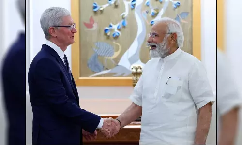 உங்கள் கனவில் நாங்களும் இணைகிறோம்.. பிரதமர் மோடியை சந்தித்த டிம் குக் நெகிழ்ச்சி!