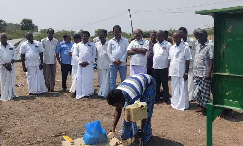 வடக்கலூர் கிராமத்தில் நேரடி நெல் கொள்முதல் நிலையம் திறப்பு