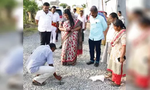 நாமக்கல் அருகே வளர்ச்சி திட்ட பணிகளை கலெக்டர் ஆய்வு