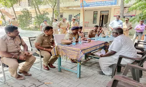 போலீஸ் சூப்பிரண்டு அலுவலகத்தில் குறைதீர்வு கூட்டம்