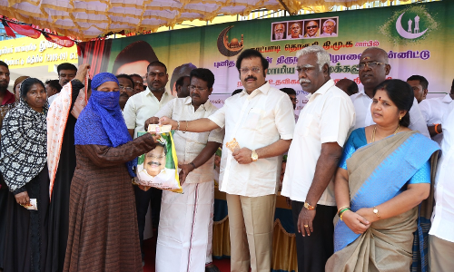 3 ஆயிரம் பேருக்கு ரம்ஜான் பொருட்கள்