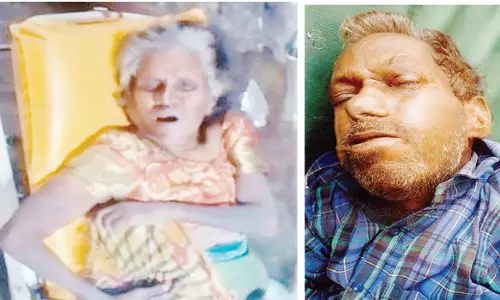 சேலம் புதிய பஸ் நிலையத்தில்மயங்கி விழுந்து பெண் உள்பட 2 பேர் பலி