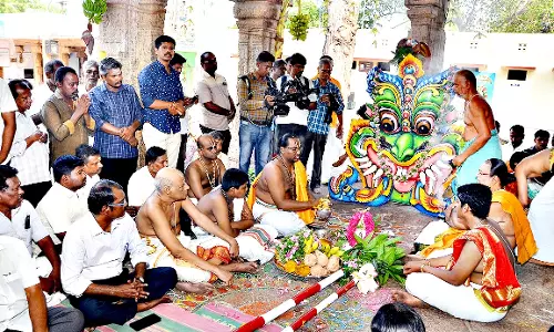 தல்லாகுளம் பெருமாள் கோவிலில் கொட்டகை முகூர்த்தம்