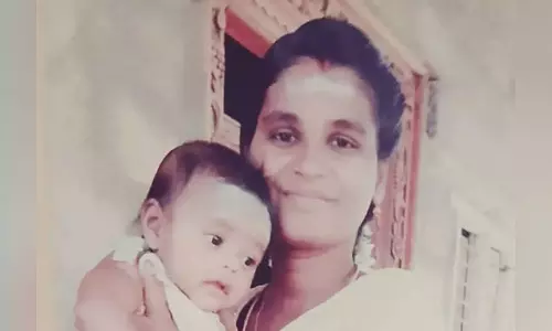 பண்ருட்டி அருகே  குழந்தையுடன்  இளம்பெண் மாயம்: கணவன் போலீசில் புகார்